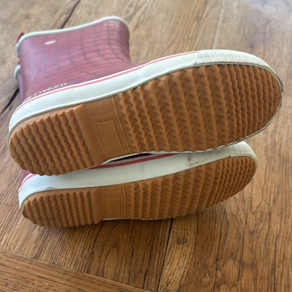 Tretorn Pink Polka Dot Rain Boots size 37 - Picture 6 of 7